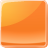 Orange Button Icon